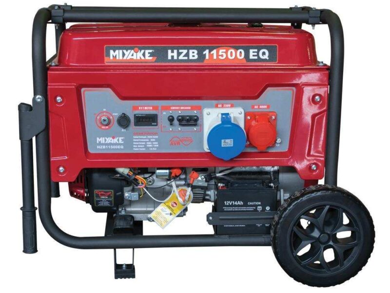 Γεννήτρια Βενζίνης Τριφασική 11KVA 19HP MIYAKE ΗΖΒ 11500 EQ 202389