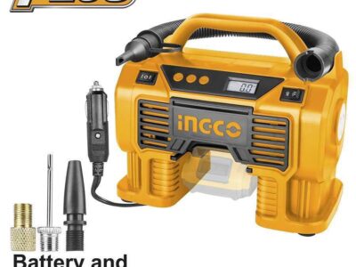 ΑΕΡΟΣΥΜΠΙΕΣΤΗΣ ΑΥΤΟΚΙΝΗΤΟΥ ΜΠΑΤΑΡΙΑΣ 160PSI 20V LI-ION SOLO INGCO Κωδ.: 14852