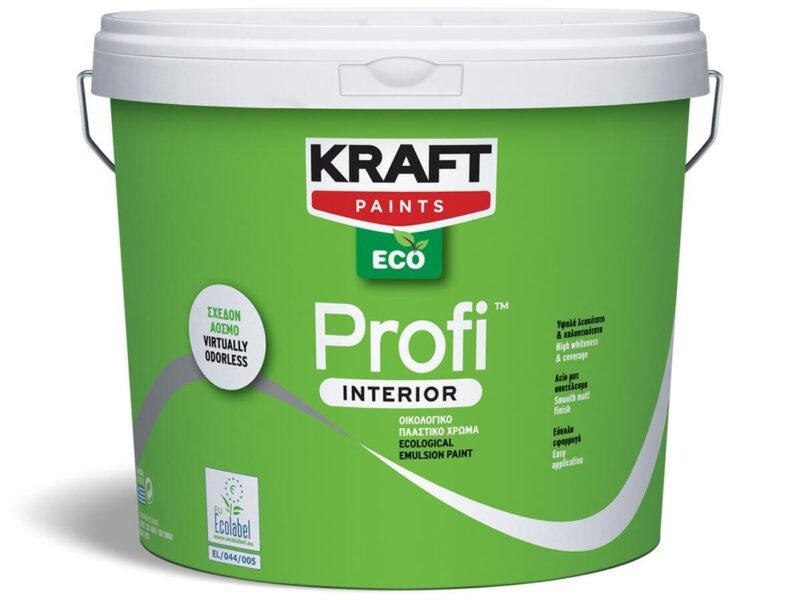Χρώμα εσωτερικού χώρου KRAFT Profi Eco 9L λευκό