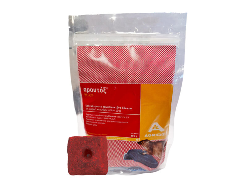 Ποντικοφάρμακα Aroutox block κύβος κουτί 100gr 6-XBL-100 Κωδ.: 5200138771055