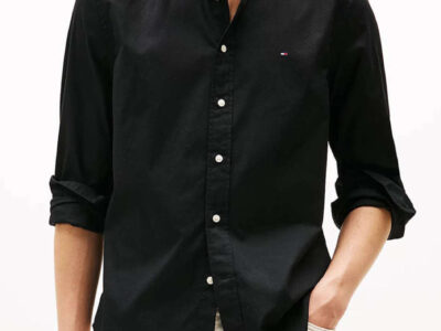 TOMMY HILFIGER CORE FLEX POPLIN SOLID RF SHIRT
